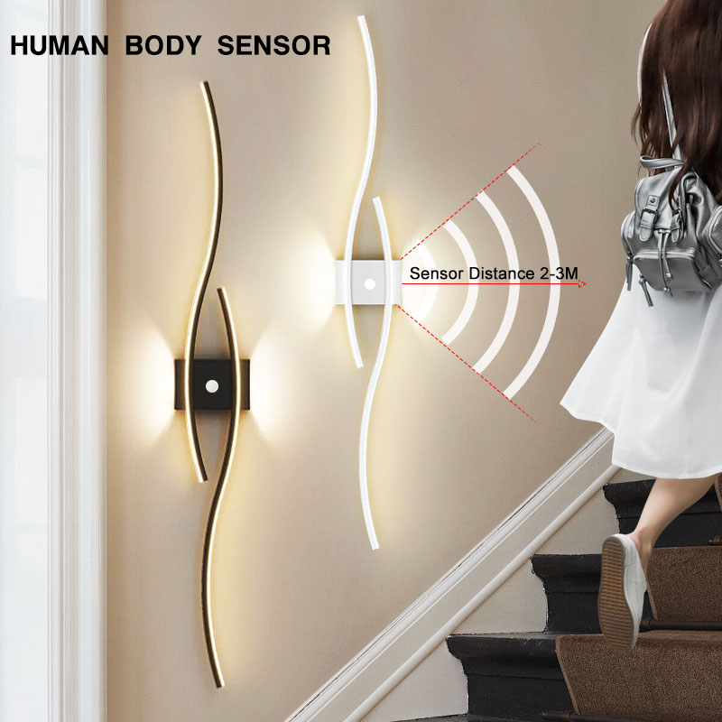 Motion Sensor Pir Wired - Lampu Dinding LED Sensor Gerak Dalam