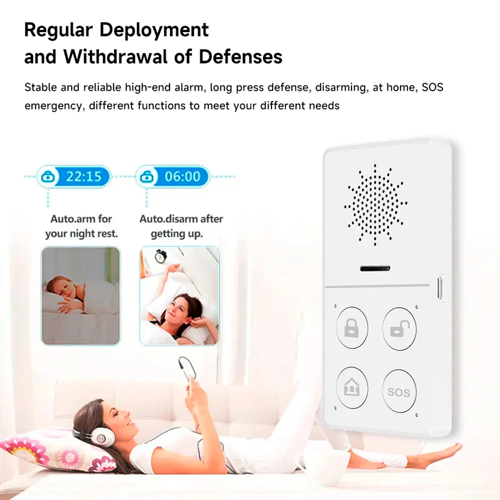 Tuya Alarm keamanan Wifi tanpa - Smart Home Automation Diy ulasan dan harga