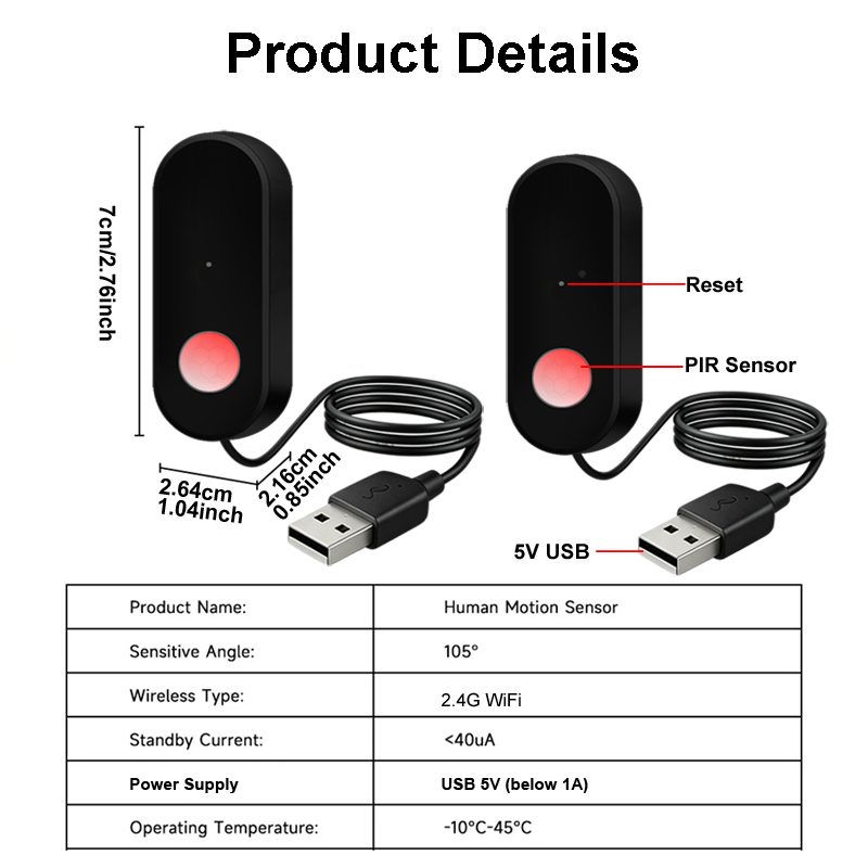 Sensor Gerak PIR WiFi Tuya, De - Motion Sensor Pir Wired ulasan dan harga