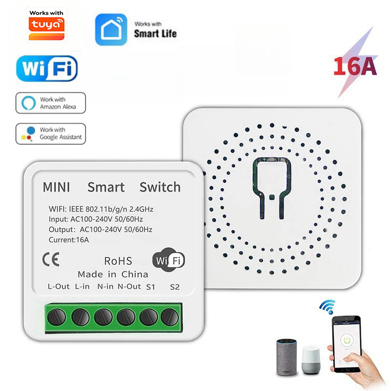 MINI 16A Wifi Switch DIY 1-ara - Diy Home Automation Controller ulasan dan harga