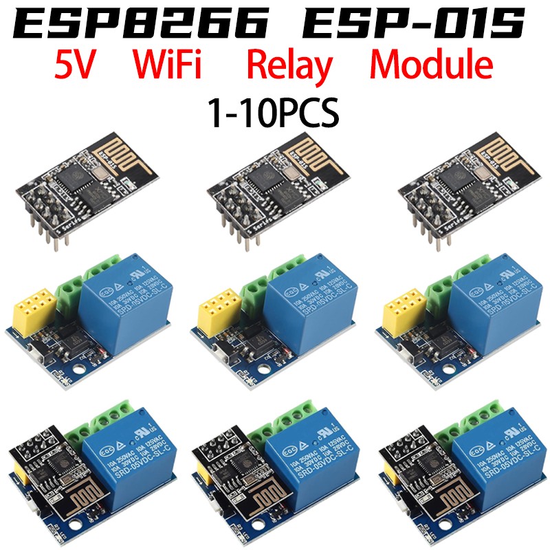 ESP8266 ESP-01 ESP-01S 5V Modu - Home Automation With Arduino ulasan dan harga